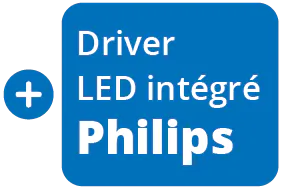 Noxion Panneau LED Delta Pro V3.0 Highlum 36W 4840lm - 830 Blanc Chaud | 120x30cm - UGR <19 - Philips Xitanium Driver