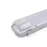 Noxion Réglette LED Étanche Boîtier Vide  Poseidon V2.0 incl. 2x Noxion Tube LED T8 Standard Output 19W 2x2300lm - 840 Blanc Froid | 150cm