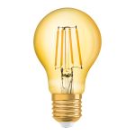 Osram Vintage 1906 LED E27 Poire Filament Dorée 4W 410lm - 824 Blanc Très Chaud | Équivalent 40W
