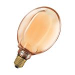 Osram Vintage 1906 LED E27 Globe Filament Dorée 130mm 4W 220lm - 818 Blanc Très Chaud | Dimmable - Équivalent 22W