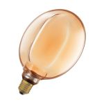 Osram Vintage 1906 LED E27 Globe Filament Dorée 183mm 4W 220lm - 818 Blanc Très Chaud | Dimmable - Équivalent 22W