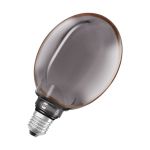 Osram Vintage 1906 LED E27 Globe Filament Smoke 130mm 4W 110lm - 818 Blanc Très Chaud | Dimmable - Équivalent 12W