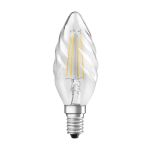 Ledvance Classic LED E14 Bougie Filament Claire 3.4W 470lm - 940 Cool white | Meilleur rendu des couleurs - Dimmable - Équivalent 40W