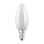 Ledvance Classic LED E14 Bougie Filament Dépolie 2.5W 250lm - 827 Blanc Très Chaud | Équivalent 25W