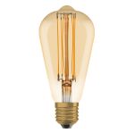 Ledvance Vintage 1906 LED E27 Poire Dorée 8.8W 806lm - 822 Blanc Très Chaud | Dimmable - Équivalent 60W