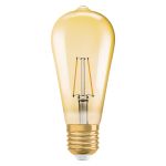 Ledvance Vintage 1906 LED E27 Poire Dorée 2.5W 220lm - 824 Blanc Très Chaud | Équivalent 22W