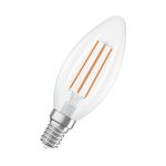Ledvance Classic LED E14 Bougie Filament Claire 3.8W 806lm - 827 Blanc Très Chaud | Équivalent 60W