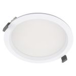 Ledvance Downlight LED Comfort Opale Aluminium Blanc 30W 3600lm 100D - 930 Blanc Chaud | Diamètre 200mm - IP44 - Meilleur Rendu Des Couleurs