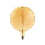 Nordlux Smart LED E27 Globe Filament Ambre 4.7W 380lm 360D - 822 Blanc Très Chaud | Dimmable