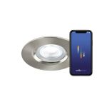 Nordlux Don Smart Spot LED Brushed Nickel 4.7W 320lm 60D - 822-865 Variable Blanc + RGB | 85mm - IP65