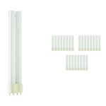 Lot 25x Philips MASTER PL-L 18W - 840 Blanc Froid | 4 Pin