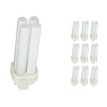 Lot 10x Philips MASTER PL-C 10W - 840 Blanc Froid | 4 Pin