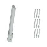 Lot 10x Osram Dulux S 9W 827 | Blanc Très Chaud - 2-Pins