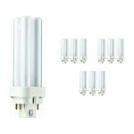 Lot 10x Philips MASTER PL-C 10W - 830 Blanc Chaud | 4 Pin