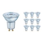 Lot 10x Osram Parathom Spot LED GU10 PAR16 4.5W 350lm 36D - 927 Blanc Très Chaud | Meilleur rendu des couleurs - Dimmable - Équivalent 50W