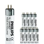 Lot 10x Philips MASTER Super 80 T5 Short 13W - 827 Blanc Très Chaud | 52cm