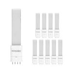 Lot 10x Noxion Lucent PL-S LED 4.5W 600lm - 840 Blanc Froid | Équivalent 9W