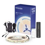 Noxion Rubans LED Naga 5 Mètre Ensemble complet - 24V - 120LEDs/m - 9.6W/m - 940 Blanc Froid | 8mm - IP20 - Meilleur Rendu Des Couleurs - SMD2835