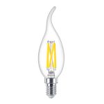 Philips MASTER LED E14 Bent-tip Bougie Filament Claire 3.4W 470lm - 922-927 Dim To Warm | Meilleur Rendu Des Couleurs - Dimmable - Équivalent 40W