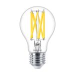 Philips Master LED E27 Poire Filament Claire 10.5W 1521lm - 922-927 Dim To Warm | Meilleur Rendu Des Couleurs - Dimmable - Équivalent 100W