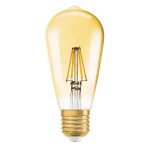 Osram Vintage 1906 LED E27 Edison Filament Dorée 7W 725lm - 825 Blanc Très Chaud | Dimmable - Équivalent 60W