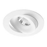 Noxion Spot LED Leda inclinable Blanc 6W 400lm 36D - 927 Blanc Très Chaud |Diamètre 83mm - IP44 - Meilleur rendu des couleurs - Dimmable