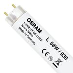 Osram Lumilux De Luxe T8 58W - 930 Blanc Chaud | 150cm