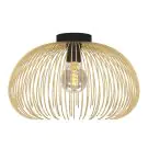 Eglo Plafonnier Venezuela Noir, Dorée | Convient pour E27