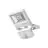 Ledvance Projecteur LED Endura Blanc 10W 800lm 100D - 830 Blanc Chaud | IP44 - Détecteur de mouvement et de lumière - Symétrique