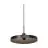 Ledvance Decor Plate Suspension Luminaire Acier Noir | Convient pour E27