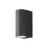 D'Lite Vossem Applique Murale Aluminium Noir Up & Down | Convient Pour 2x GU10
