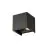 D'Lite LED Applique Murale Elingen Aluminium Noir 4.9W 480lm - 830 Blanc Chaud | Détecteur De Mouvement
