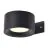 D'Lite Lucia Applique Murale ABS Noir 1.5W lm - 830 Blanc Chaud | IP54 - Solar avec Sensor