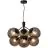 Nordlux Suspension luminaire Ivona 6x E27 Noir - Métal | Max. 28W