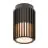 Nordlux Aludra Plafonnier Aluminium Noir | IP44 - Convient pour E27