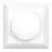 Noxion Cache interrupteur rotatif pour Variateur LED | Bord Doux - Blanc