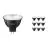 Lot 10x Philips Master LED Spot GU5.3 MR16 7.5W 621lm 24D - 930 Blanc Chaud | Meilleur rendu des couleurs - Dimmable - Équivalent 50W