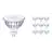 Lot 10x Philips Master Value LED Spot GU5.3 MR16 7.5W 660lm 36D - 940 Blanc Froid | Meilleur rendu des couleurs - Dimmable - Équivalent 50W