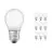 Lot 10x Ledvance Classic LED E27 Boule Filament Dépolie 4W 470lm - 827 Blanc Très Chaud | Équivalent 40W