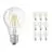 Lot 10x Ledvance CLASSIC LED E27 Poire Filament Claire 4W 470lm - 840 Blanc Froid | Équivalent 40W