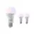 Lot 3x Calex Smart Tuya Wifi E27 Poire 8.5W 806lm - 822-840 Variable Blanc | RGBW - Dimmable - Équivalent 60W