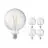 Lot 5x Calex Smart Tuya Wifi E27 Globe Filament 7.5W 1055lm - 818-830 Variable Blanc | Dimmable - Équivalent 75W 
