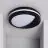 Hublot LED Natoli Ronde Visière Noir E27 | 300mm - IP54 - Convient pour 2x 40W E27