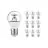 Lot 10x Noxion Lucent LED E27 Poire Filament Claire 2.5W 250lm - 827 Blanc Très Chaud | Dimmable - Équivalent 25W