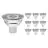 Lot 10x Noxion Spot LED GU5.3 MR16 4.4W 345lm 60D - 827 Blanc Très Chaud | Dimmable - Équivalent 35W