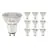 Lot 10x Noxion PerfectColor Spot LED GU10 PAR16 4W 345lm 60D - 927 Blanc Très Chaud | Meilleur rendu des couleurs - Dimmable - Équivalent 50W