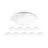 Lot 10x Noxion Hublot LED Corido Blanc 18W 1561lm - 840 Blanc Froid | 360mm - IP44