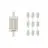 Lot 10x Ledvance Performance LED R7s double Ended 78mm Claire 9.5W 1055lm - 827 Blanc Très Chaud | Dimmable - Équivalent 75W
