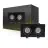 Spot Duo Noir | Diamètre 155x75mm - IP22 - GU10 Fitting