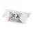 Downlight LED Murwasher Mury Moyen Blanc 27W 3700lm 78x100D - 830 Blanc Chaud - 238x145mm